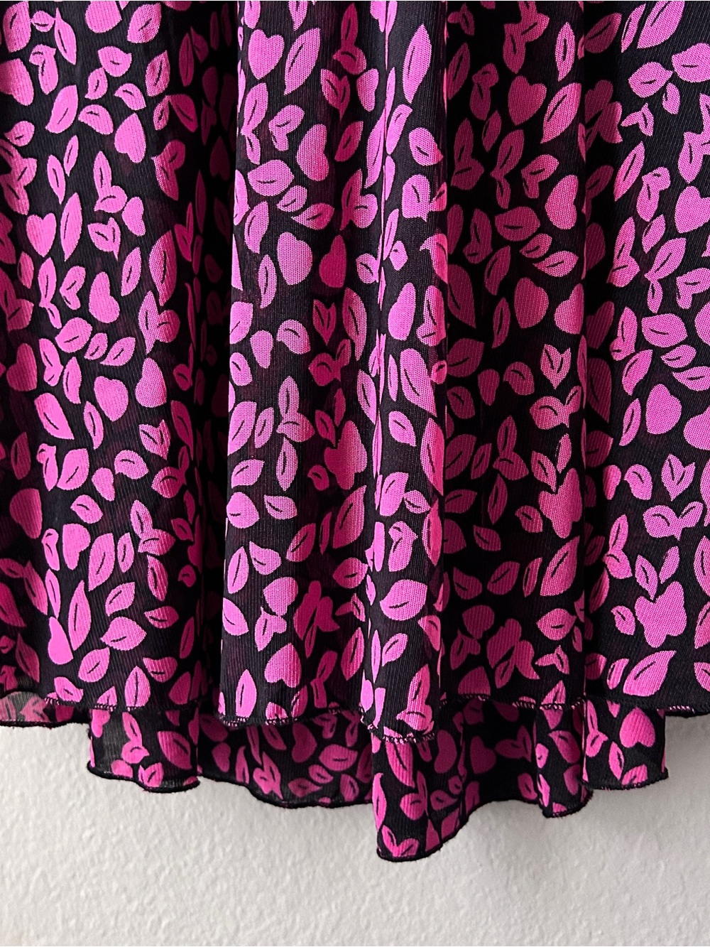 Burberry Black Dress with Pink Print - Picture 5 of 10